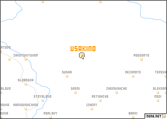 map of Usakino