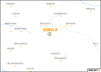 map of Usakla