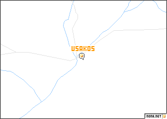 map of Usakos