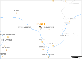 map of Usali