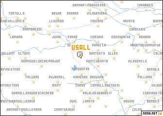 map of Usall