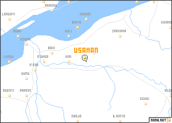 map of Usaman