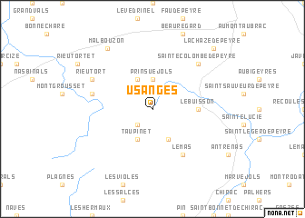 map of Usanges