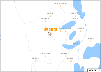 map of Usangi