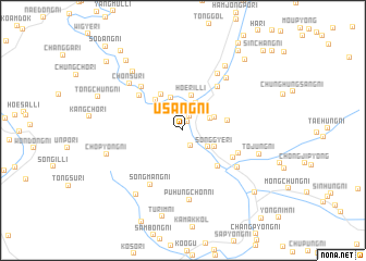 map of Usang-ni