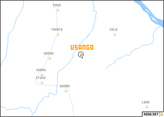 map of Usango