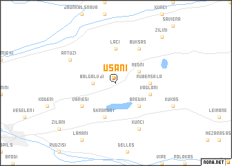 map of Ušāni