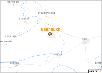 map of Usanovka