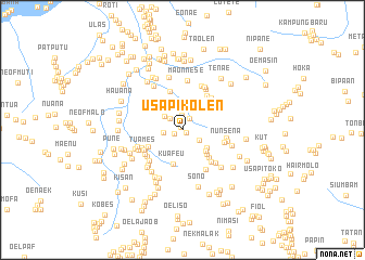 map of Usapikolen