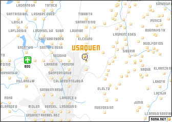 map of Usaquén