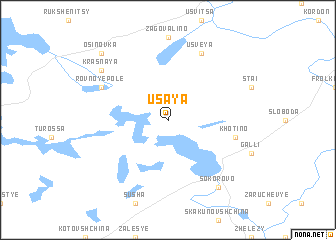 map of Usaya