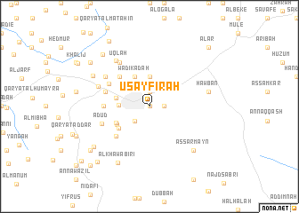 map of ‘Uşayfirah