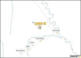 map of Usbaya