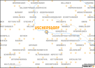 map of Üschersdorf