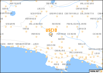 map of Uscio