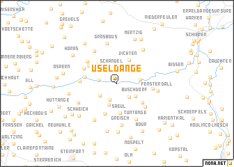 map of Useldange