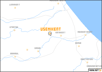map of Usemikent