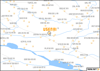 map of Usenai