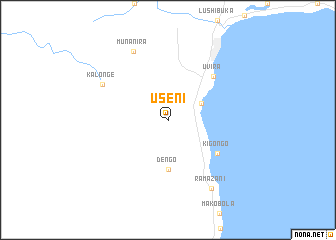 map of Useni