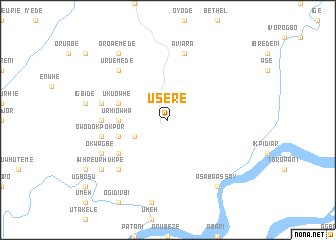 map of Usere