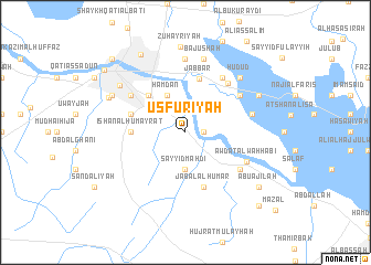 map of ‘Uşfūrīyah