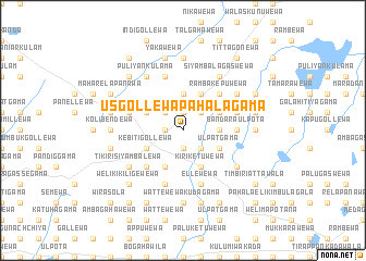 map of Usgollewa Pahalagama