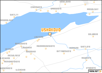 map of Ushakovo