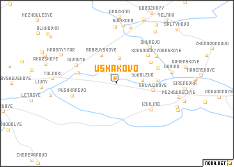 map of Ushakovo