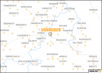 map of Ushakovo