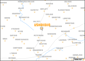 map of Ushakovo