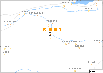 map of Ushakovo