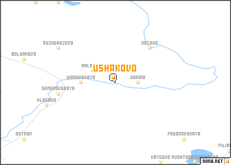 map of Ushakovo