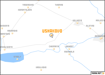 map of Ushakovo