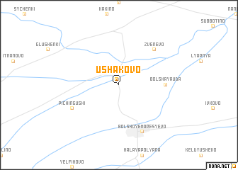 map of Ushakovo