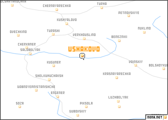 map of Ushakovo