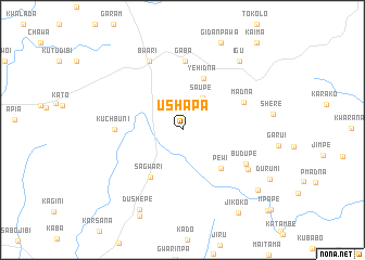 map of Ushapa