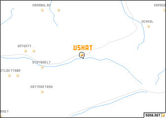 map of Ushat