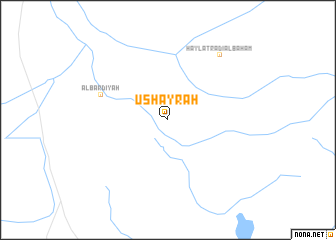 map of ‘Ushayrah