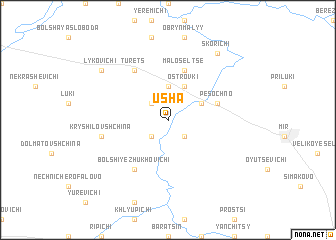 map of Usha