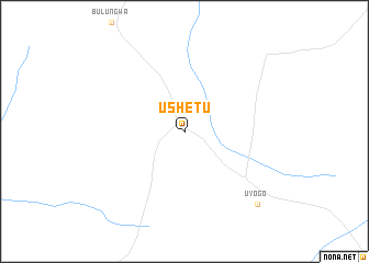 map of Ushetu