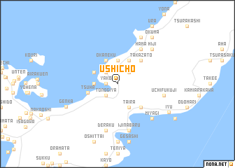 map of Ushichō