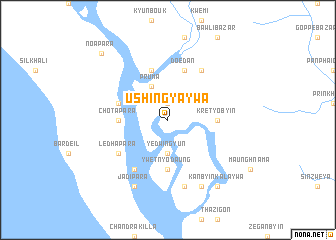 map of Ushingyaywa