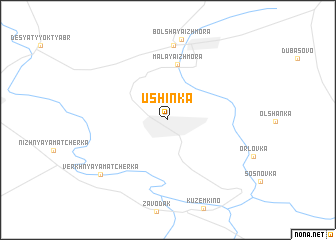 map of Ushinka