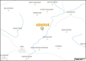 map of Ushinka