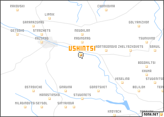 map of Ushintsi