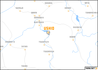 map of Ushio