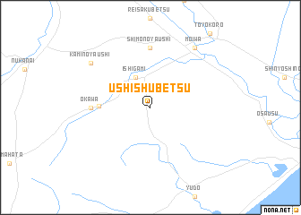 map of Ushishubetsu
