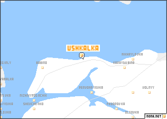 map of Ushkalka