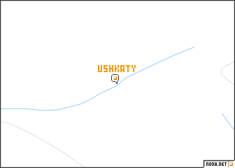 map of Ushkaty