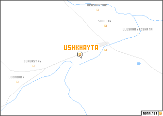 map of Ushkhayta